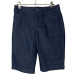 st. john's bay  Dark Denim Bermuda Shorts 4 Photo 0