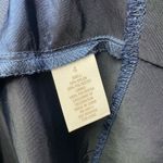 Dress Barn Vintage Midnight Blue coquette  Romantic Dress with pockets and Pearl neckline Photo 8