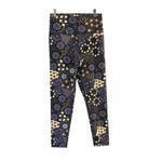 Aerie  Size Large 7/8 High-Rise Blue Floral Geometric Print Leggings. Photo 1