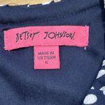 Betsey Johnson Betsy Johnson Dress Polka Dot Off Shoulder Midi Dress Fit & Flare Blue Size 6 Photo 2
