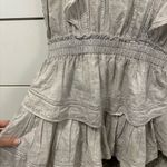 Love Shack Fancy  Grey Tie Dye Natasha Dress Photo 5