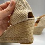 Kanna Gold Platform Espadrille Wedges Sandals Womens 11 Beachy Resort Vacation Tan Photo 8