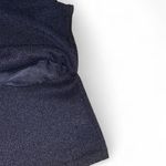 Y2K Rave black knit midi skirt with elastic waist band and slits on side Size M Photo 3