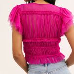 Free People Making Me Smile Top Pink S NWT Photo 1