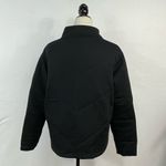 Anthropologie Anthropology THREE DOTS Full Zip Quilted Knit Jacket Black Size L Photo 6