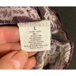 None Sweet Lilac Mesh Lace Floral Top Y2K Romantic Grunge L Photo 6