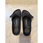 Birkenstock  Black Rubber Thong Sandals Size 7 Made in Germany Beach Pool Photo 2