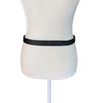 Women's unbranded black leather adjustable belt with animal print buckle Photo 4