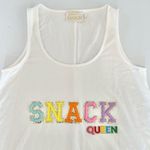 Judith March Like new 🌈 Colorful Snack Queen Tank Top - SMALL Photo 0