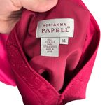 Adrianna Papell Vintage Deadstock Red Silk Skirt and Jacket Set 14 Photo 1