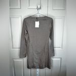 ZARA  Plaid Square Neck Dress, Brown, Size XS Photo 4