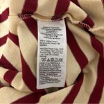 J.Crew Shirt Women Small Cream Red Stripe Nautical Preppy French Coastal Cotton Photo 3