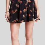 Free People  Good Day Sunshine Velvet Mini Skirt‎ Photo 0