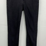Madewell  9” Mid Rise Black Women’s Jeans Button Fly raw hem waist 25” Photo 0