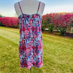 Karen Kane  Red & Blue Trapeze patriotic Dress geometric print Photo 7