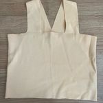 House Of Harlow 1960 Compression Knit Square Neck Tank in Desert Mist Orange Size M Photo 3