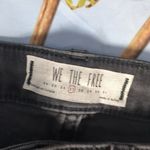 Free People black fringe distressed jeans size 27 Photo 3