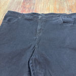 Universal Standard  Women’s Black Ankle Zipper Jeans Size 24 Grunge Goth Photo 1