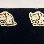 Avatar Appa Wood Stud Earrings Tan Photo 0