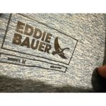 Eddie Bauer  Active Funnel Neck Pullover Hoodie Athletic‎ Top Blue Size M Photo 3