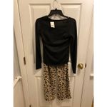 Brand New Jenni Intimates Women's Size XS 2 Piece Animal Print Pajama Set Lounge Black Photo 1