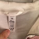 Zyia Active Cream Block Soft Full Zip Hoodie Retro Colorblock Size XS Athleisure Photo 5