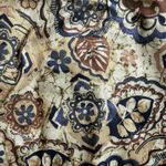 Vtg Weavers Girl Camisole M Boho Floral Lace‎ Trim Y2K Retro Tank Top Babydoll Brown Size M Photo 5