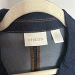Chico's NWOT Chico navy denim blazer size 0 Photo 1