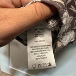 Miss Me Miss Me Grey White Floral Bell Sleeve Cutout Detail Blouse Flowy Pleated XL Photo 4