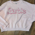 Pink Barbie Sweater Cropped Oversized size Large Photo 0