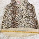 Philosophy Women’s leopard prints V neck high low tank top Small Photo 6