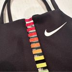Nike Dri-FIT Indy Rainbow Ladder Sports Bra Women's Small Black Athletic Yoga Photo 4