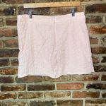 Pretty Little Thing Light Pink Eyelet Mini Skirt Women's Size US 12 Photo 3
