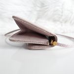 Vintage Judith Leiber Lizard Embossed Light Pink Small Crossbody Bag Photo 5