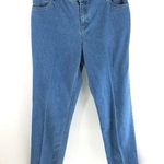 cj banks Womens Jeans Classic Fit Tapered Leg Medium Wash Hemmed 14 Tall Photo 0