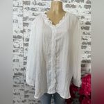 Elegant White Lace Blouse Size undefined Photo 1