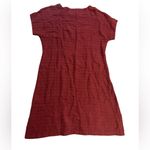 Soft Surroundings Women’s Wine Red Linen Cotton Gauze Dress Sz XS Minimalistic Photo 2