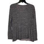 Altar'd State  V-Neck T-Shirt Top Size Small‎ Gray Heather Womens Long Sleeve Photo 4