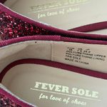 Fever Sole Glitter Ballet Flats – Burgundy Red size US 8 M NEW Photo 7