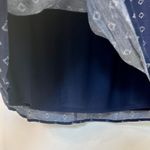 Old Navy - Navy Blue & White Adorable Linen Skirt 💙🤍 Photo 3
