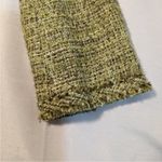 Talbots  Green Cropped Tweed Blazer Italian Fabric Sz 14 Photo 4