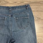Christopher & Banks  Women Denim Bermuda Jean Shorts Cuffed Roll Tab High Rise 10 Photo 5