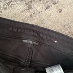 American Eagle Black Super High Rise Jeans Photo 5