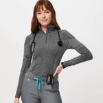 FIGS Salta  Seamless Long Sleeve 1/4-Zip  Photo 0