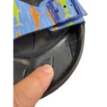 Birkis By Birkenstock Womens Blue Shark Sandals Size 41/10.5 SKU 8304 Orange Photo 12