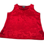 Notations  satiny red tank Photo 0