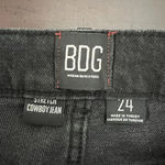 BDG ‎ Cowboy Jeans Black Stretch Denim Straight Leg High Rise Women’s Size 24 Photo 7