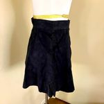 Bagatelle  Dark Gray Front Snap Buttons Leather Skirt Photo 7