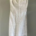 Ann Taylor  White Strapless Dress Photo 0