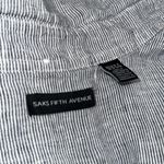 Saks 5th Avenue Saks Fifth Avenue Short Sleeve Button Down Shirt size medium linen fabric Photo 3